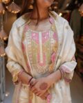 Elegant Ivory Embroidered Salwar Suit Set